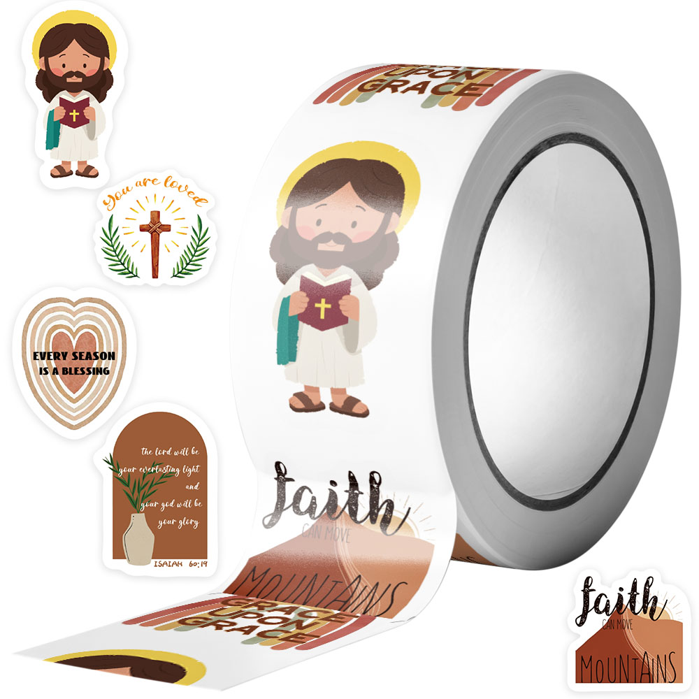 500 Buah Stiker Alkitab Yesus  - Home Decor Wall Panels ulasan dan harga