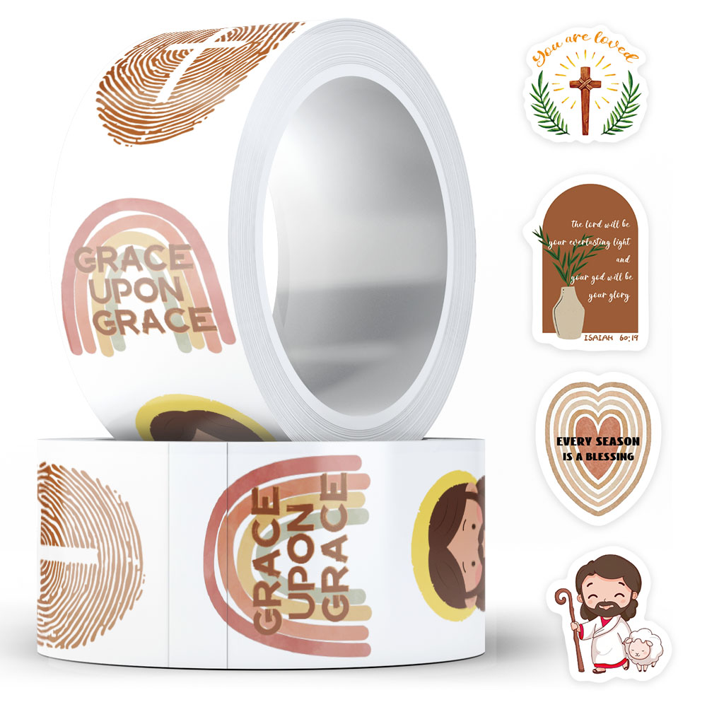 500 Buah Stiker Alkitab Yesus  - Home Decor Wall Panels ulasan dan harga