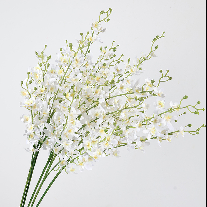 Anggrek Kupu-kupu Buatan 104CM - Home Decor Yellow ulasan dan harga