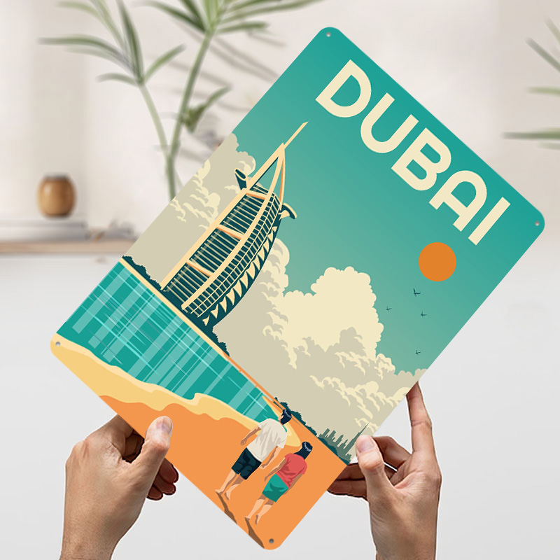 Poster Cetak Perjalanan Dubai  - Home Decor Dubai ulasan dan harga
