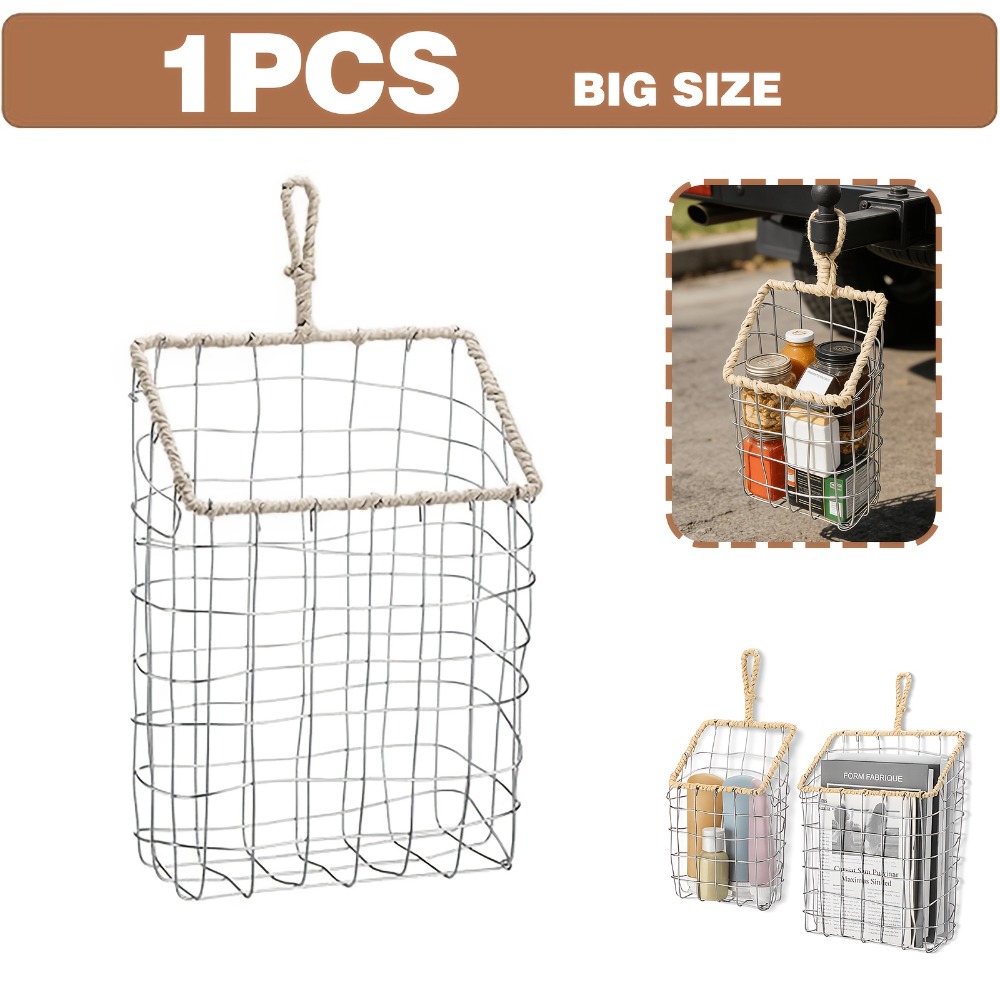 Keranjang Penyimpanan Gantung  - Woven Wall Basket ulasan dan harga