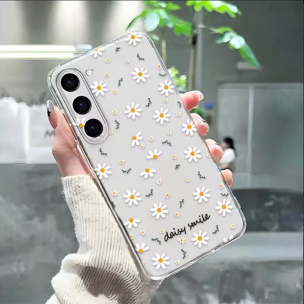 Casing Ponsel Bunga Daisy Puti - Home Decor Yellow ulasan dan harga