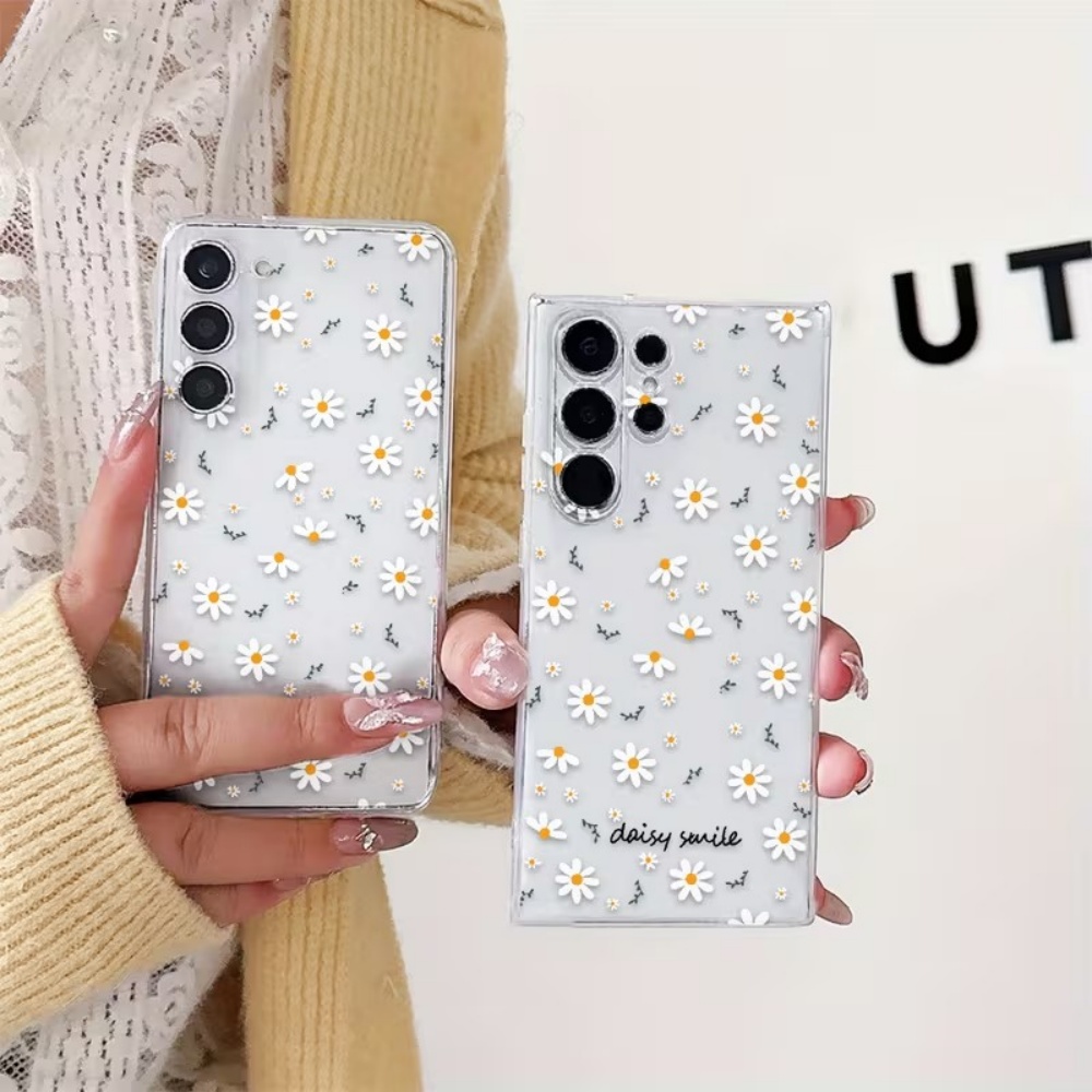 Casing Ponsel Bunga Daisy Puti - Home Decor Yellow ulasan dan harga