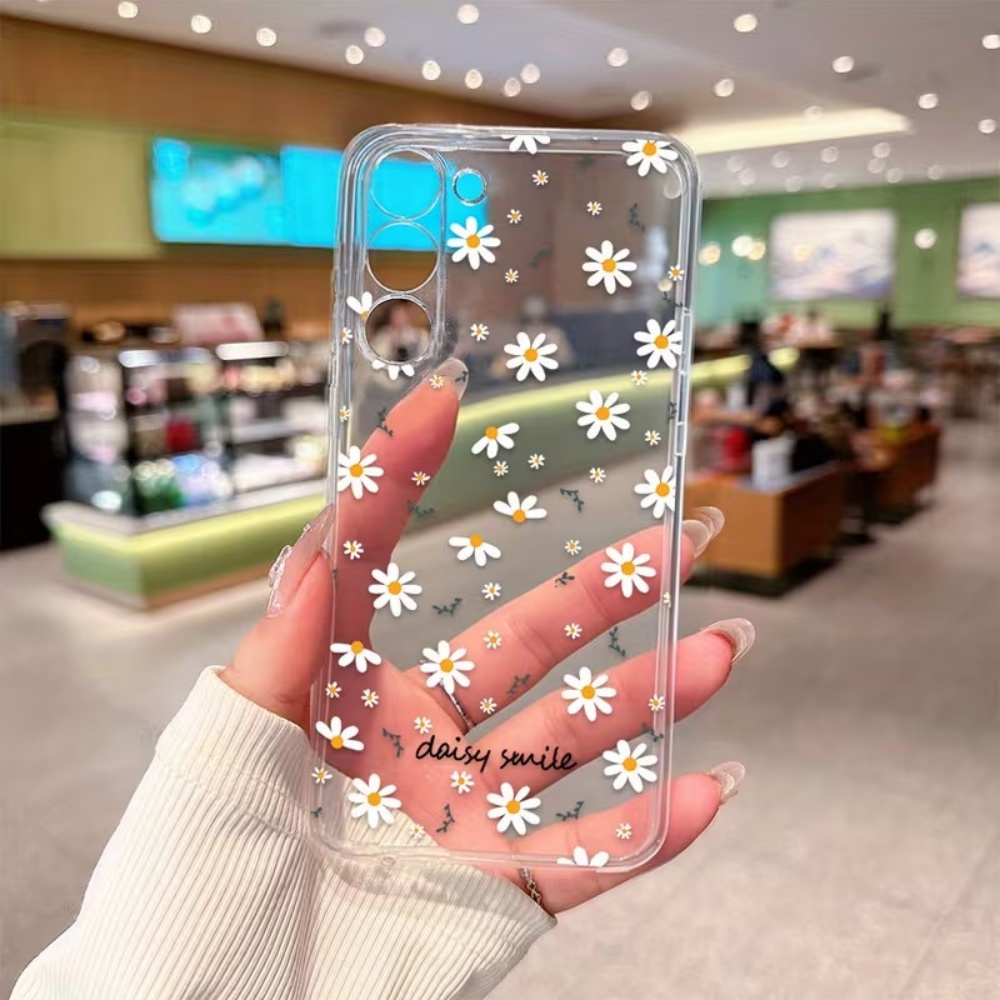 Casing Ponsel Bunga Daisy Puti - Home Decor Yellow ulasan dan harga