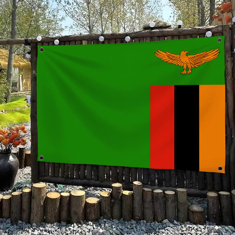 Zambia Bendera Kustom Hiasan D - Home Decor Zambia ulasan dan harga