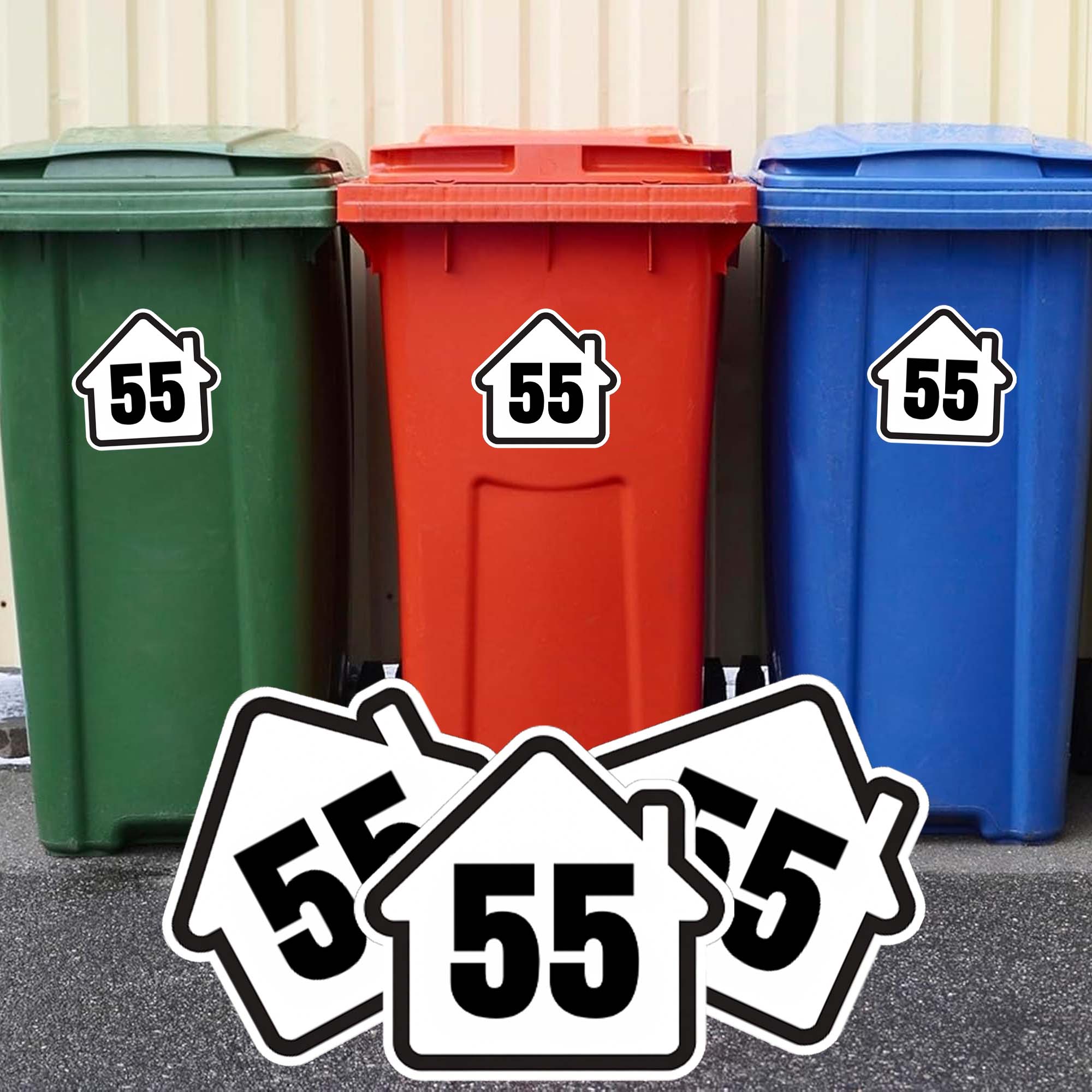 Stiker Tempat Sampah DIY Pola  - Home Decor Sticker ulasan dan harga