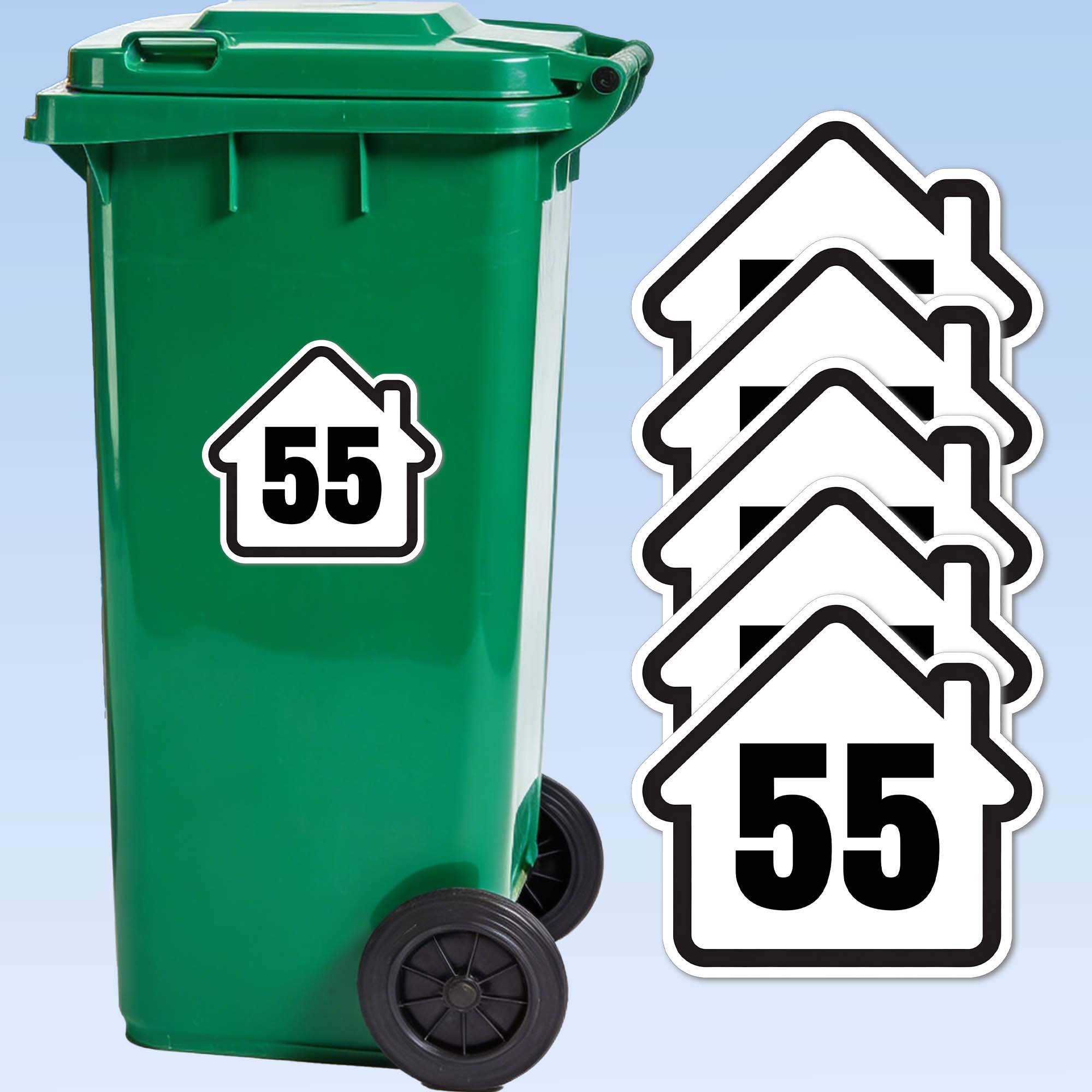 Stiker Tempat Sampah DIY Pola  - Home Decor Sticker ulasan dan harga