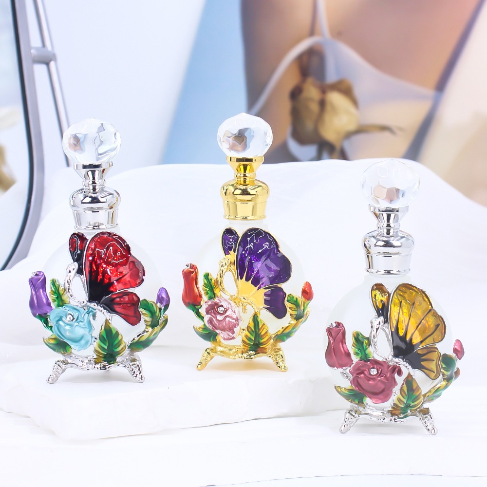Botol Logam 25ml Vintage Koson - Home Decor Dubai ulasan dan harga