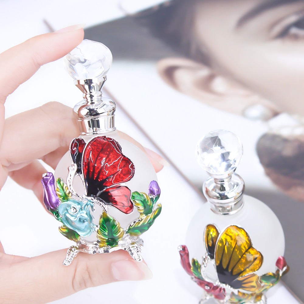 Botol Logam 25ml Vintage Koson - Home Decor Dubai ulasan dan harga