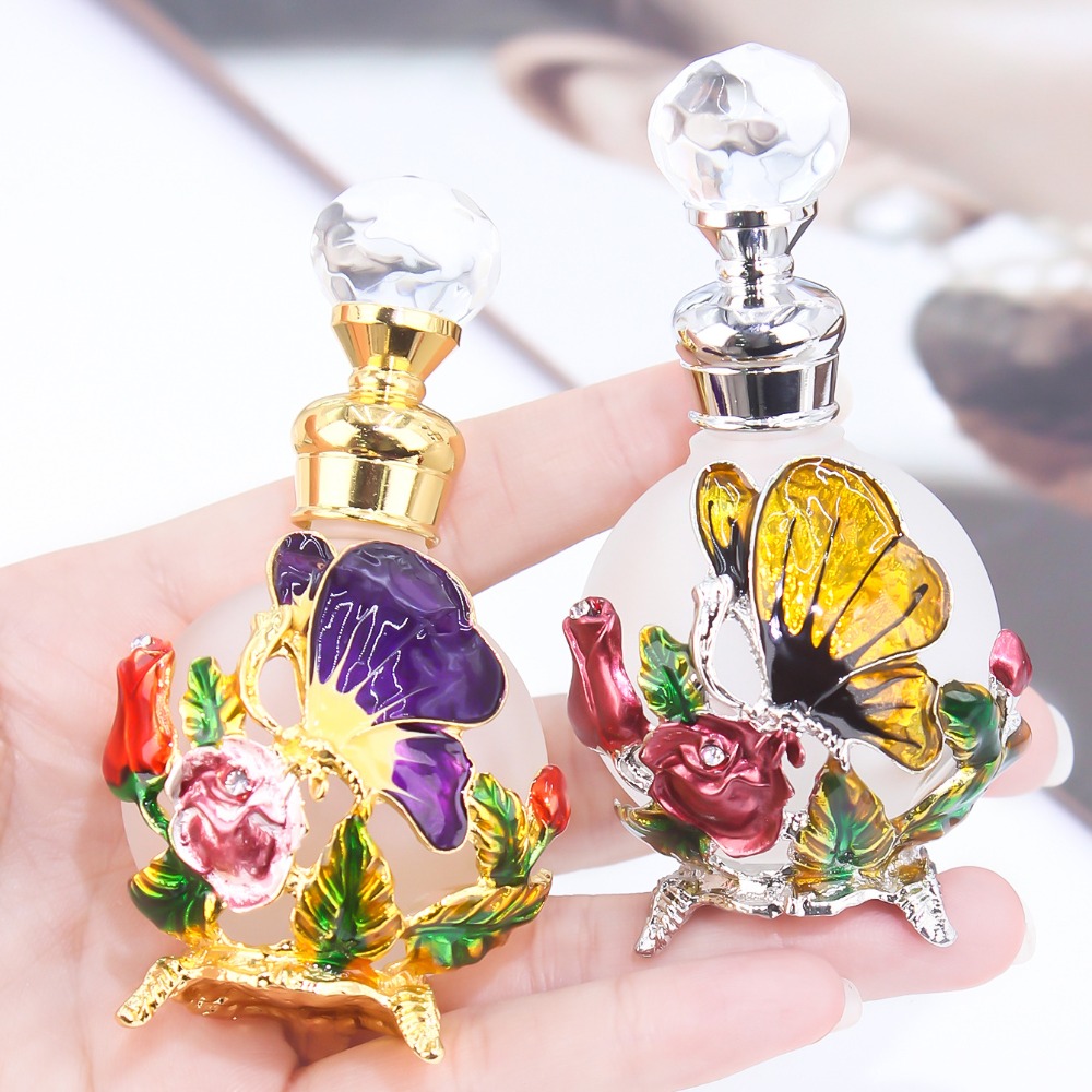 Botol Logam 25ml Vintage Koson - Home Decor Dubai ulasan dan harga