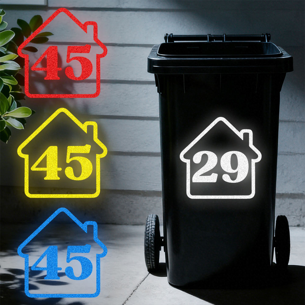 3 Buah Stiker Nomor Rumah Temp - Home Decor Sticker ulasan dan harga