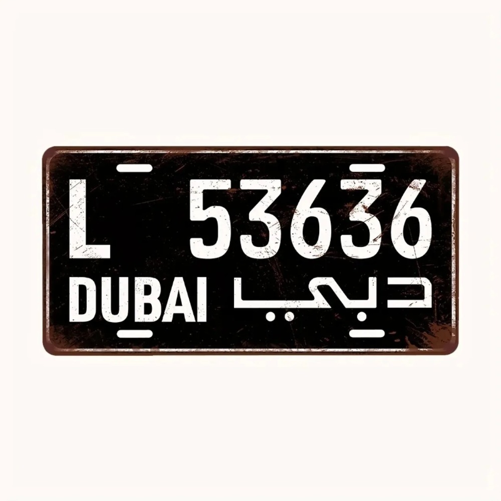 Replika Papan Nama Aluminium G - Home Decor Dubai ulasan dan harga