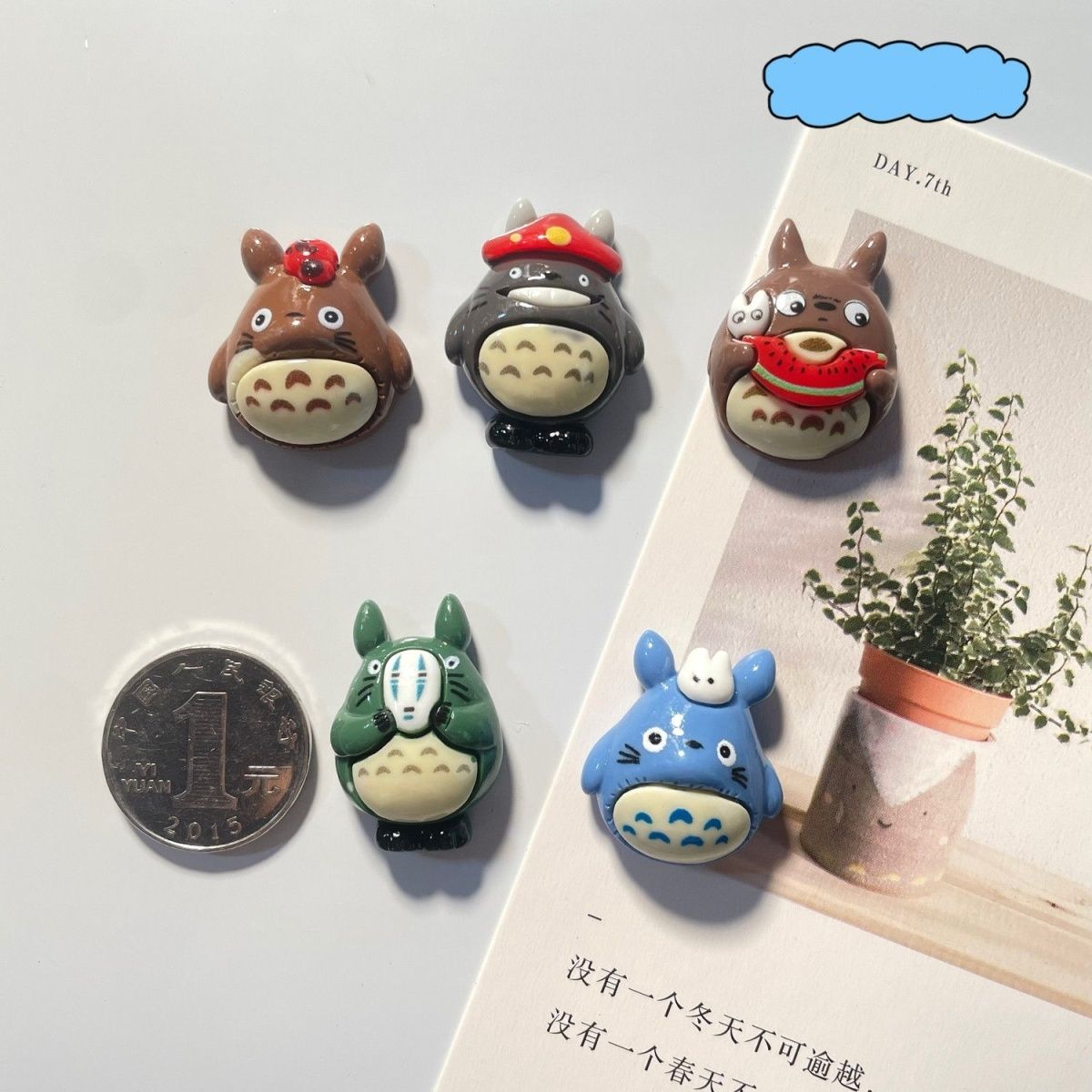 Magnet Kulkas Resin Anime Toto - Home Decor Sticker ulasan dan harga