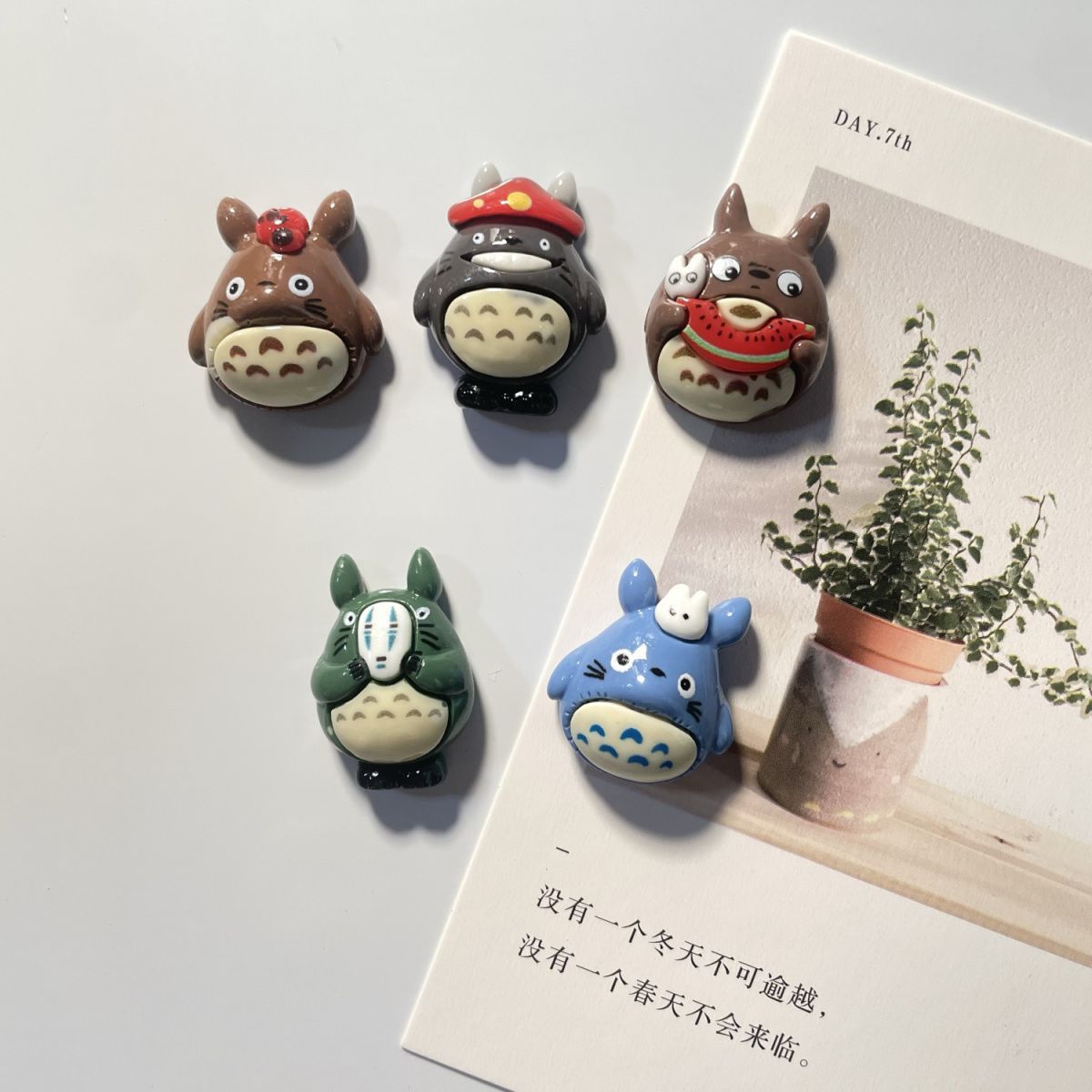 Magnet Kulkas Resin Anime Toto - Home Decor Sticker ulasan dan harga