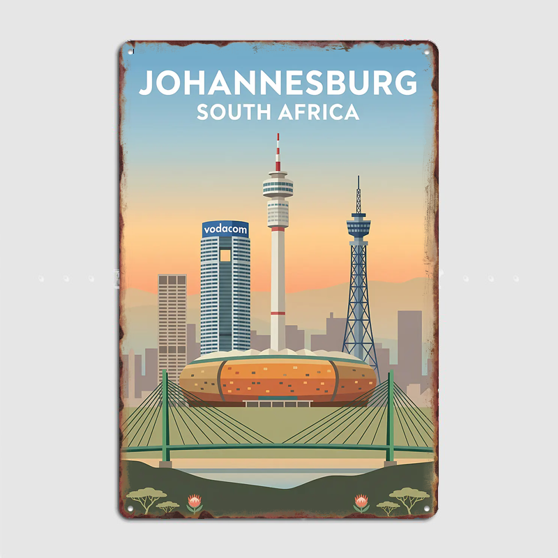 Poster Pemandangan Perjalanan  - Home Decor Johannesburg ulasan dan harga