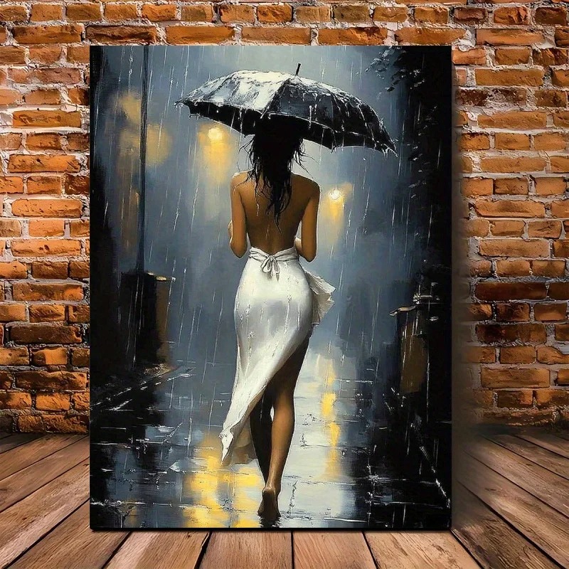 [Gaya Elegan] Seni Kanvas Mala - Abstract Oil Painting ulasan dan harga