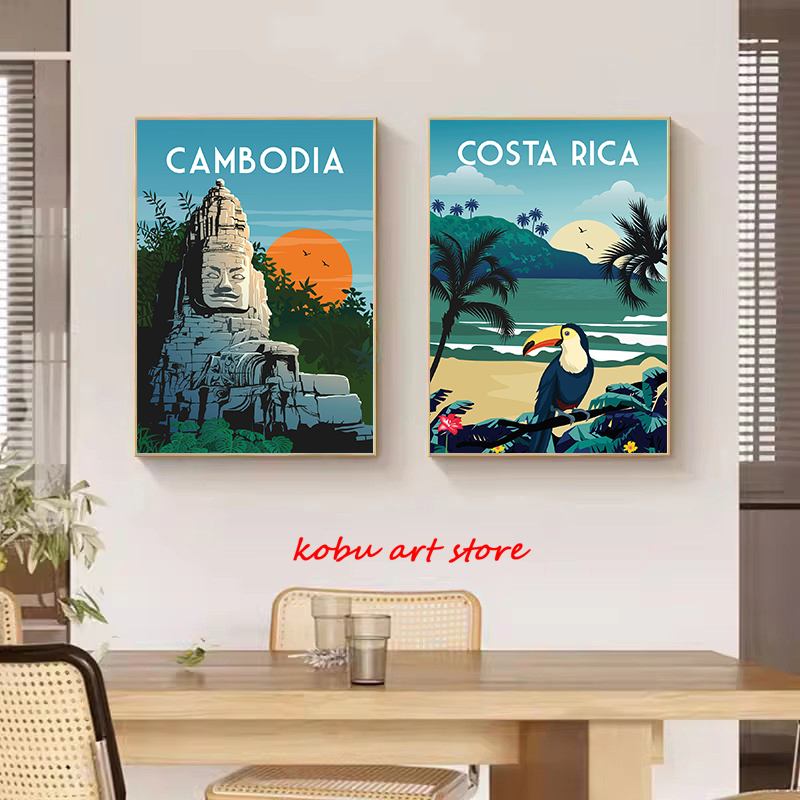Lukisan kanvas bergambar perja - Home Decor Dubai ulasan dan harga